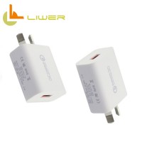 Quick charge 3.0 wall charger CB ETL KC CE FCC QC3.0 fast wall charger 5V 18W quick charger